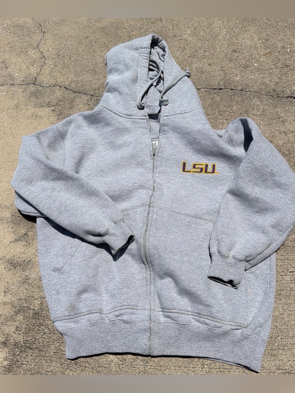 Colosseum LSU Zip-Up Hoodie